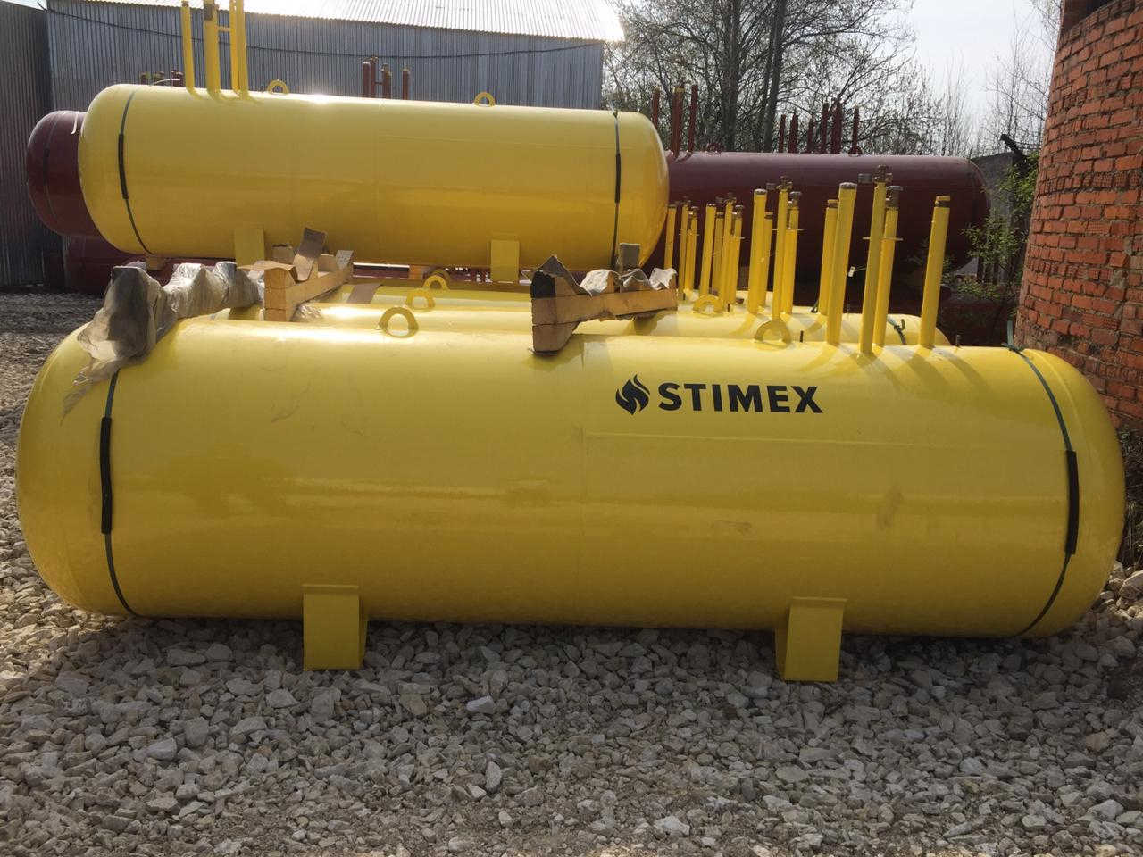 Газгольдер Stimex - монтаж.
